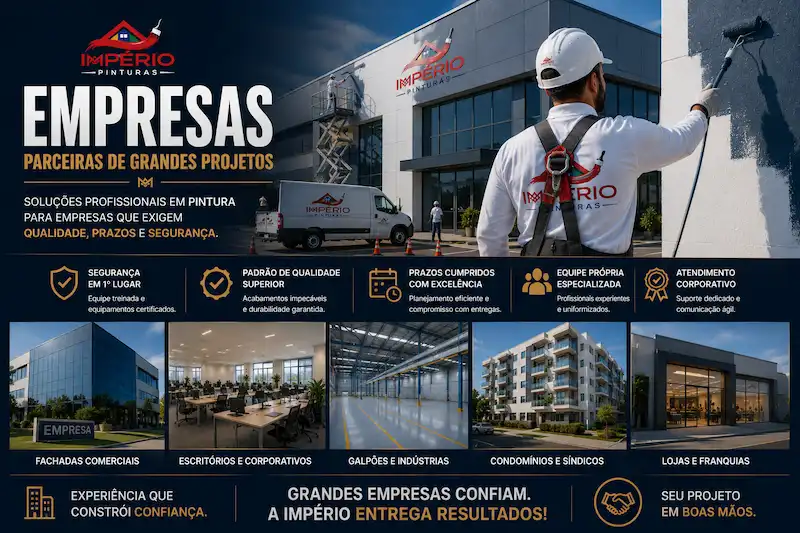 Pintura profissional para empresas e espaços comerciais